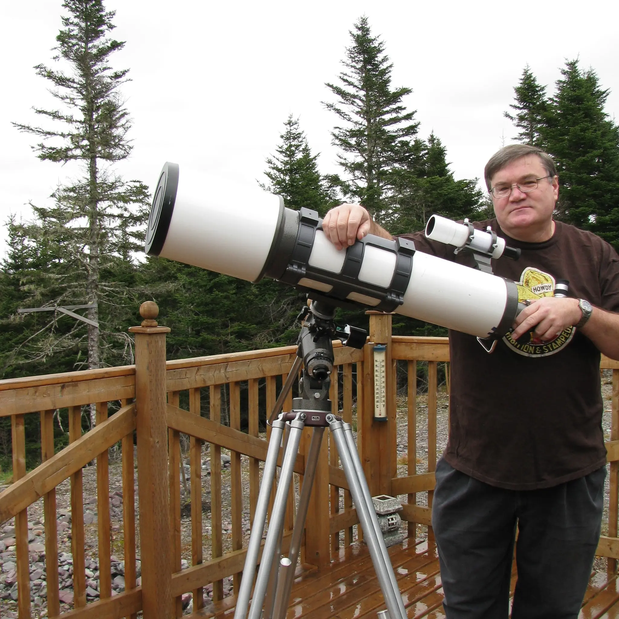 Garry Dymond, Astronomie und lokale Geologie in Labrador